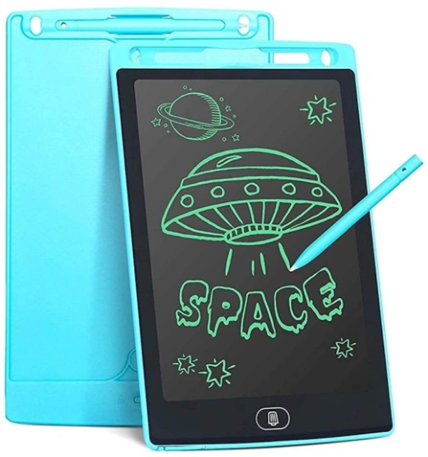 LCD Writing Tablet Pad for Kids - 18 mm x 16 mm, Multicolour